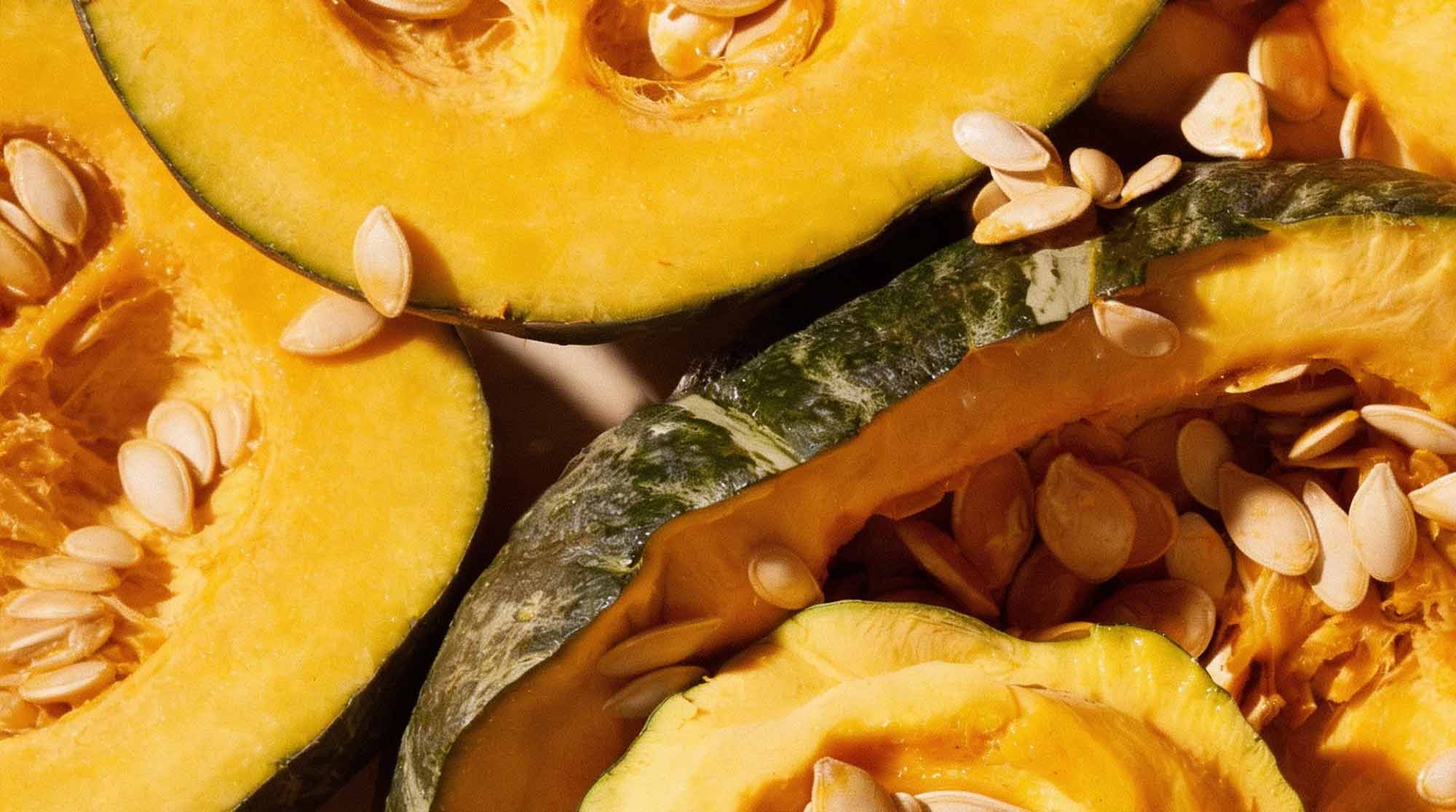 Fresh pumpkin — source of prebiotic fibre in Superwild Super Everyday