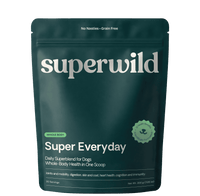 Superwild Super Everyday supplement jar — all-in-one powder blend